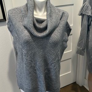 NWT White House Black Market Cable Poncho